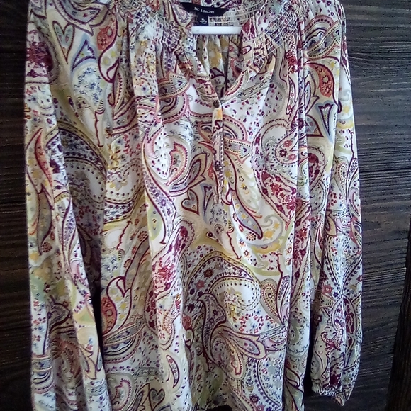 Zac and Rachel sz xl blouse - Picture 2 of 4